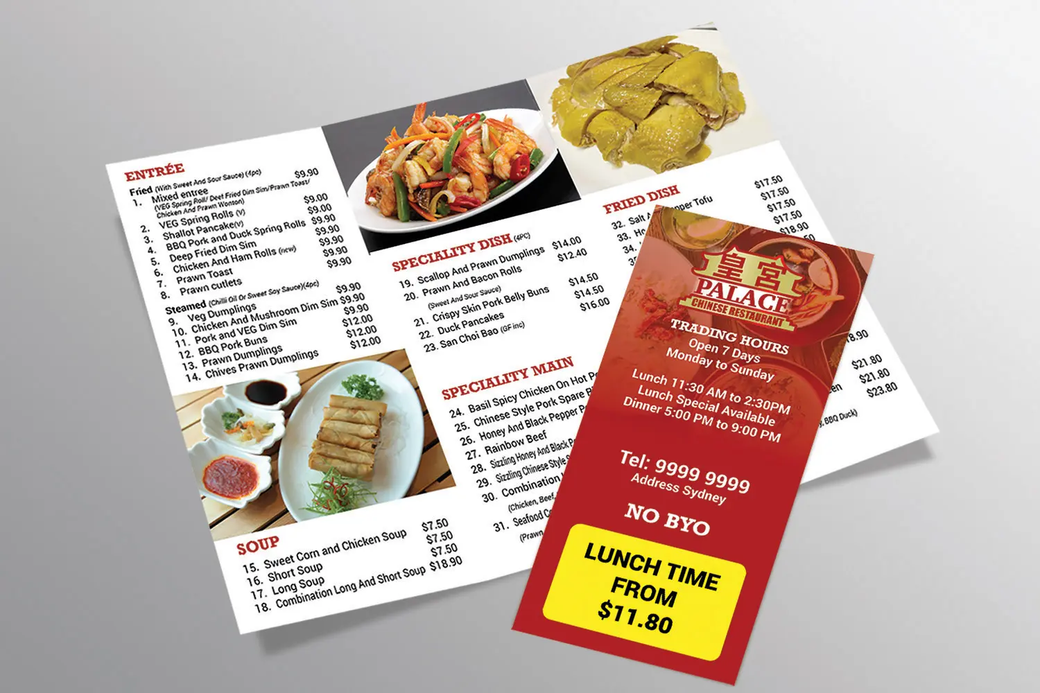 Takeaway Menus